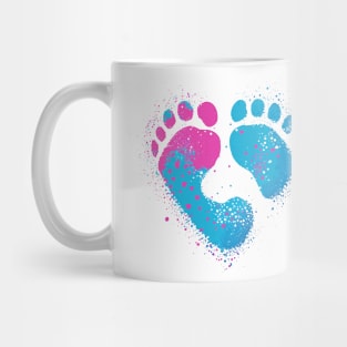 My heart just melted seeing these tiny footprints Mug